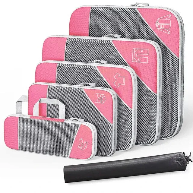 6 Piece Packing Cube Set