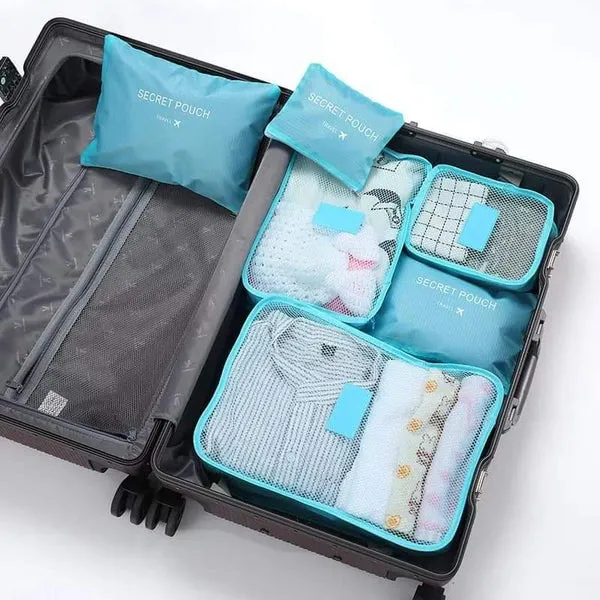 6 Pieces travel bag set