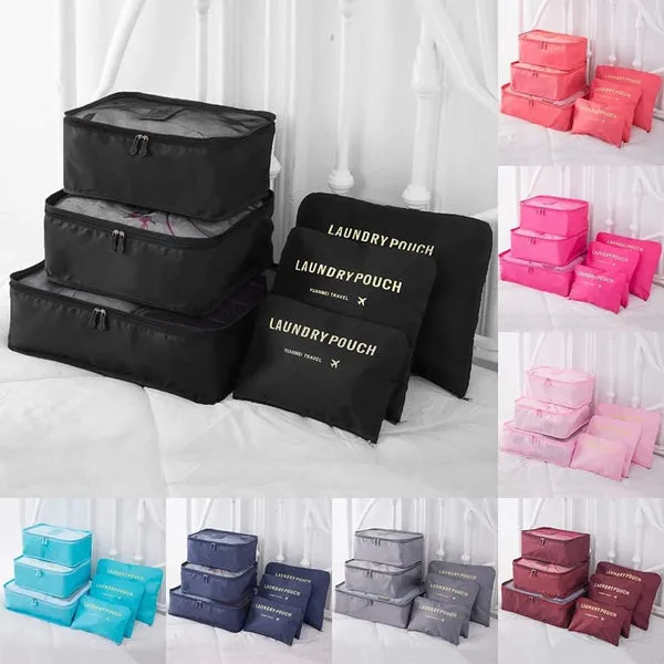 6 Pieces travel bag set