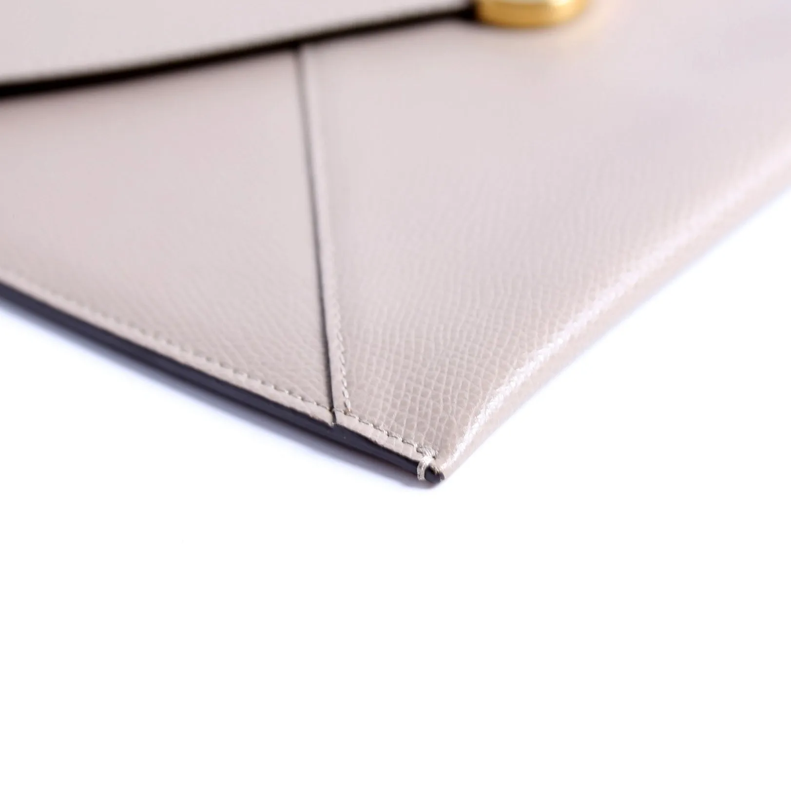 8N0152 F Is Fendi Envelope Flat Pouch Taupe