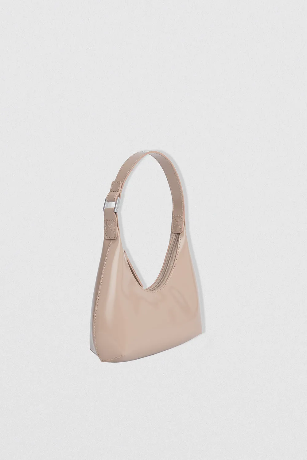 Baby Amber Taupe Semi Patent Leather
