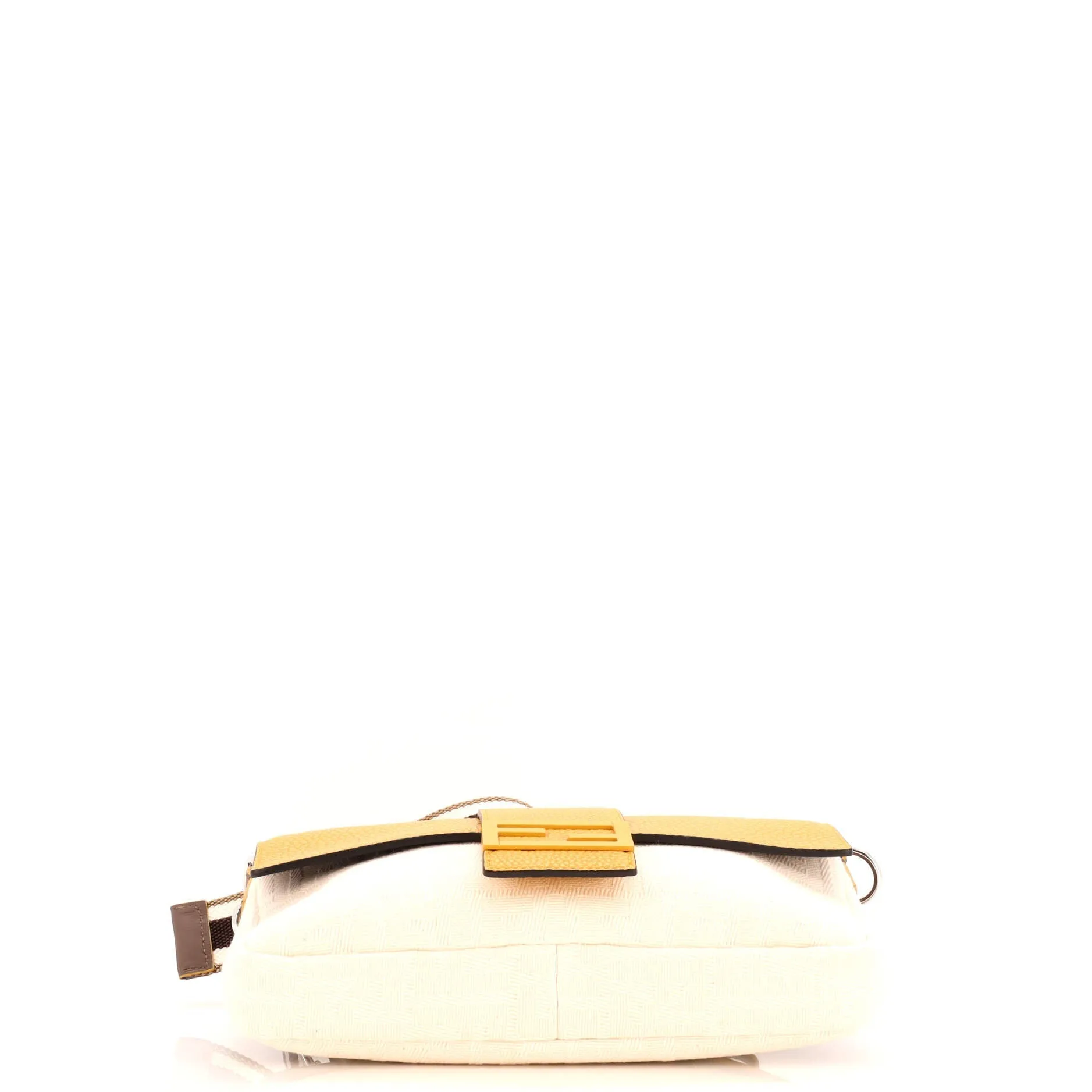 Baguette Convertible Belt Bag Zucca Canvas with Canvas and Leather Medium
