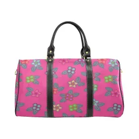 Berry Flowers New Waterproof Travel Bag/Large