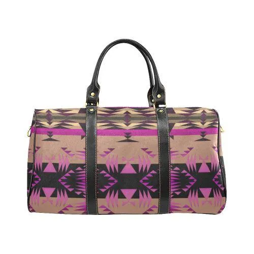 Between the Mountains Berry New Waterproof Travel Bag/Large