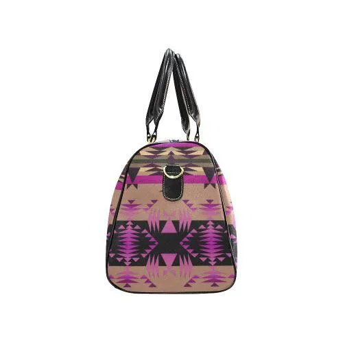 Between the Mountains Berry New Waterproof Travel Bag/Large