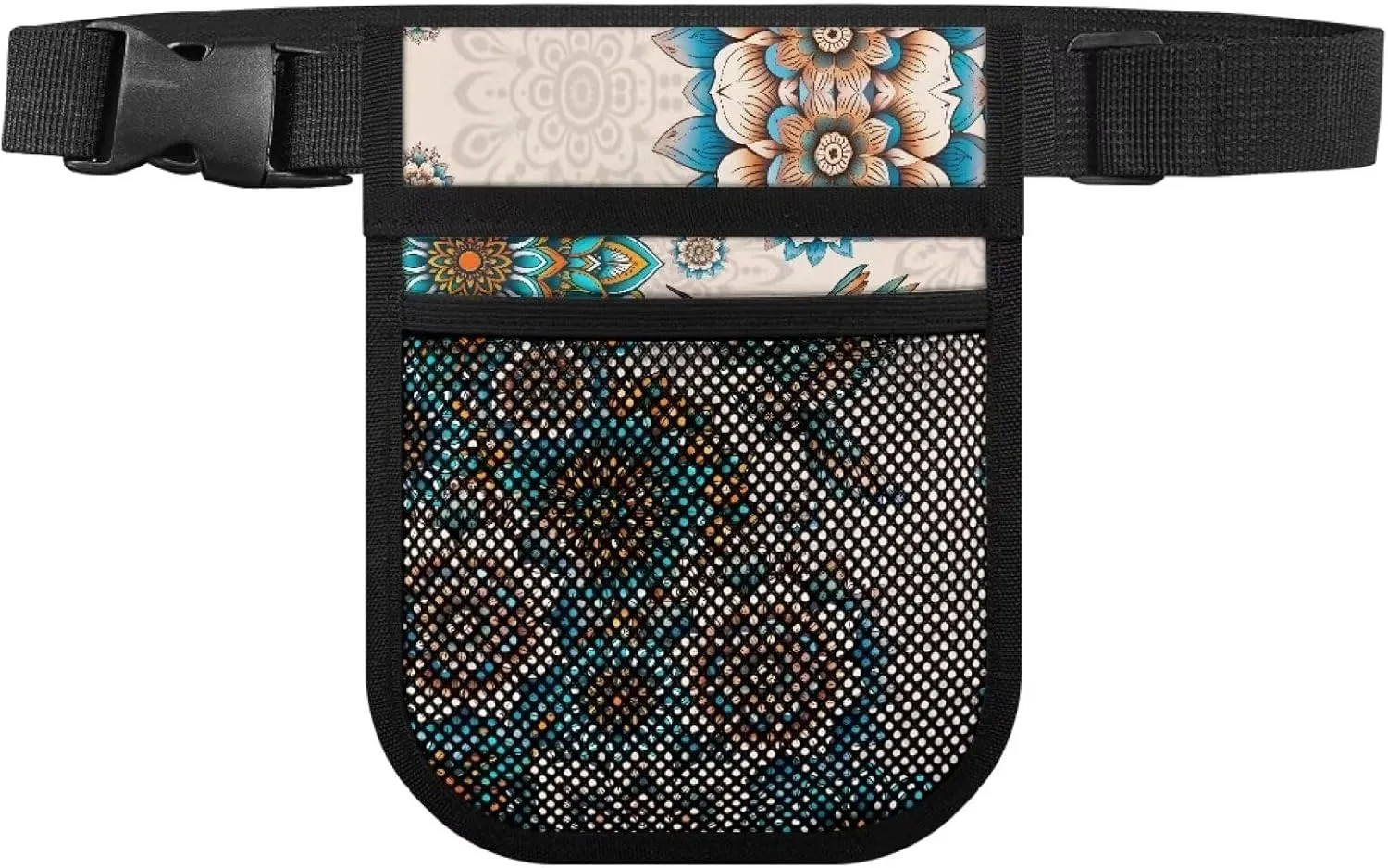 Boho Floral Hummingbird Nurse Fanny Pack for Women Medical Organizer Belt Nurse Storage Bag Waist Bag Pouch for Medical Scissors Care Kit Tool