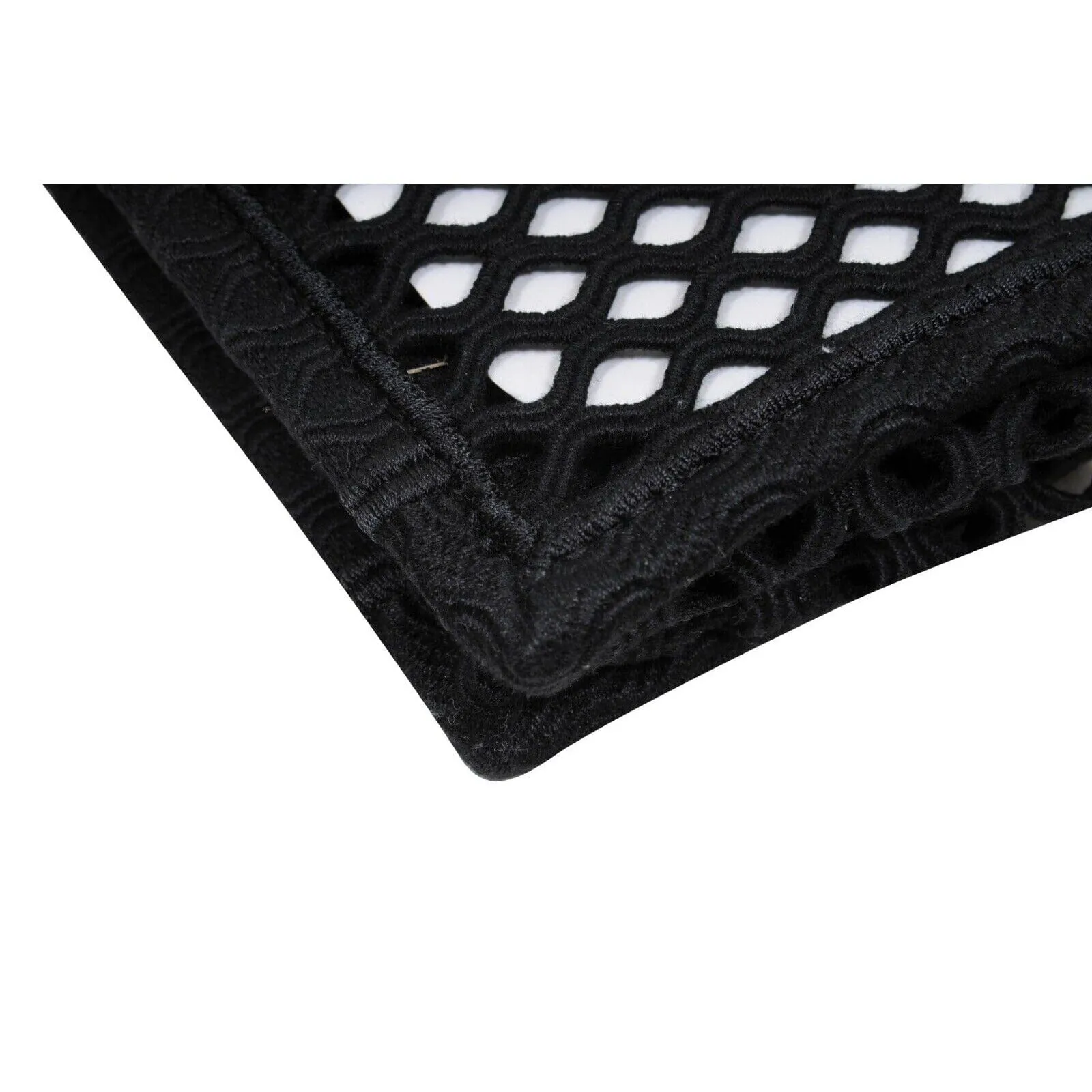 Book Tote Bag Black Logo Woven Mesh Canvas
