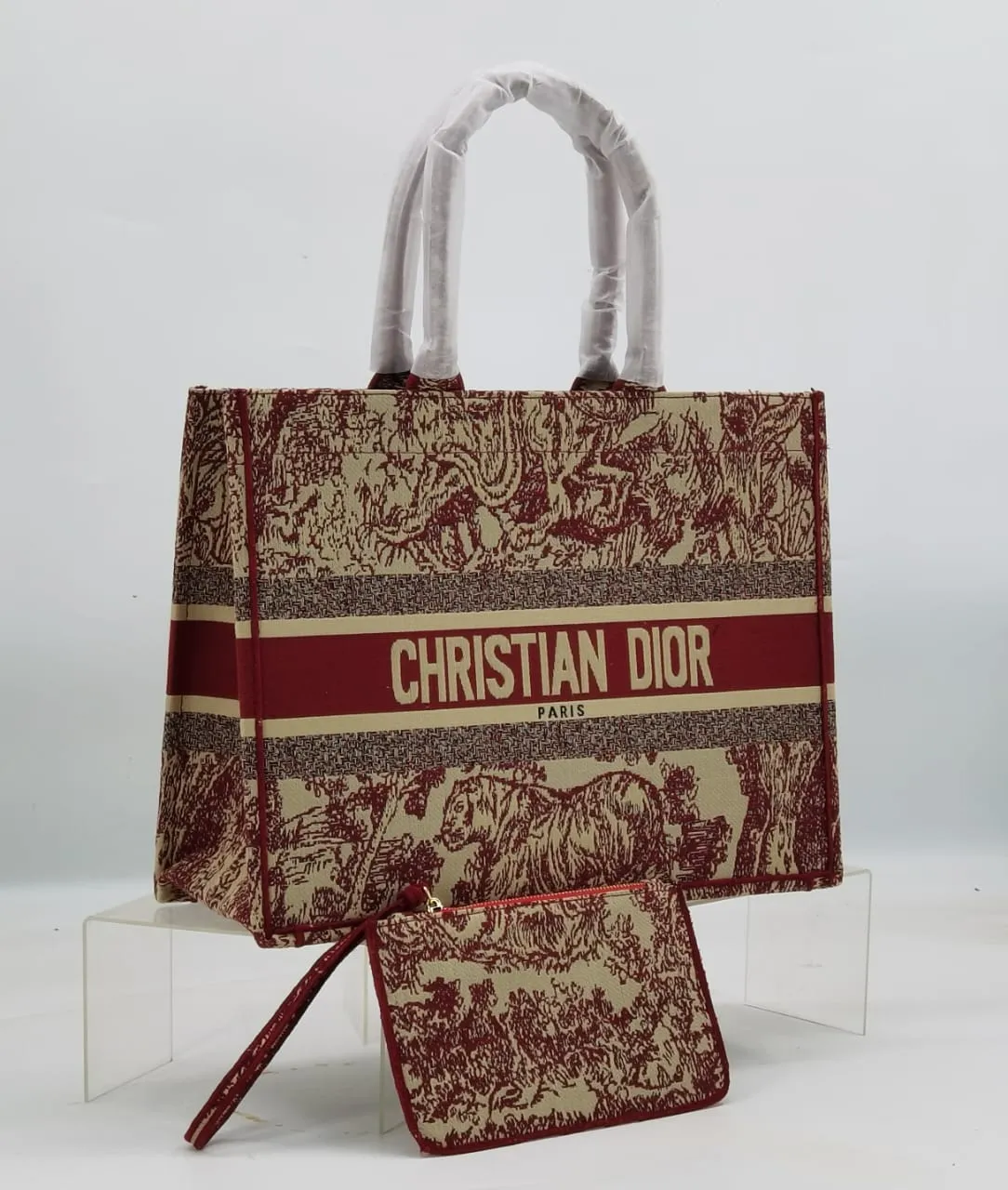 C.D Tiger Book Tote Bag For Women 41cm