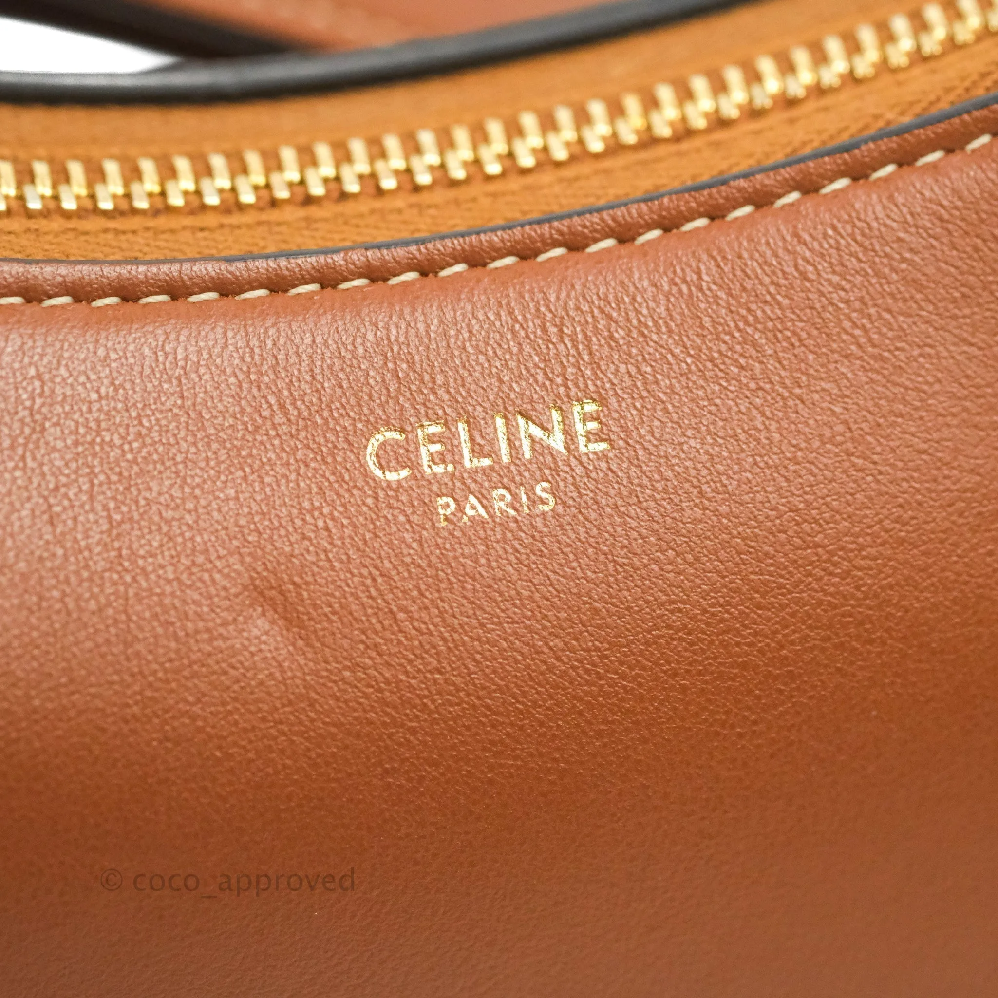 Celine Ava Bag In Smooth Calfskin Tan