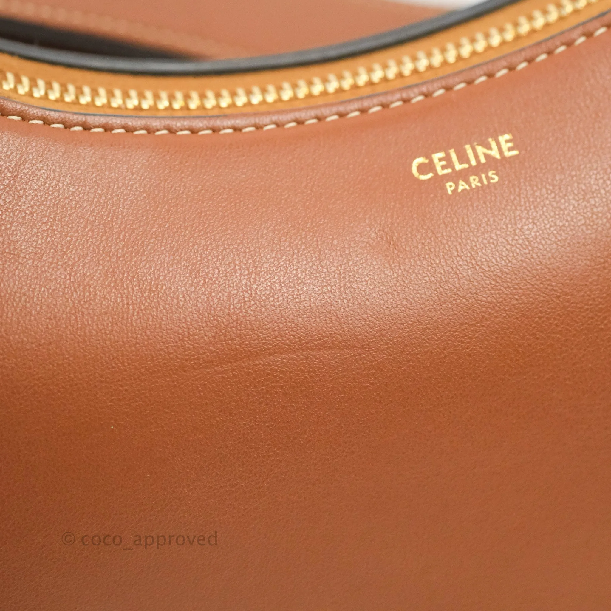 Celine Ava Bag In Smooth Calfskin Tan