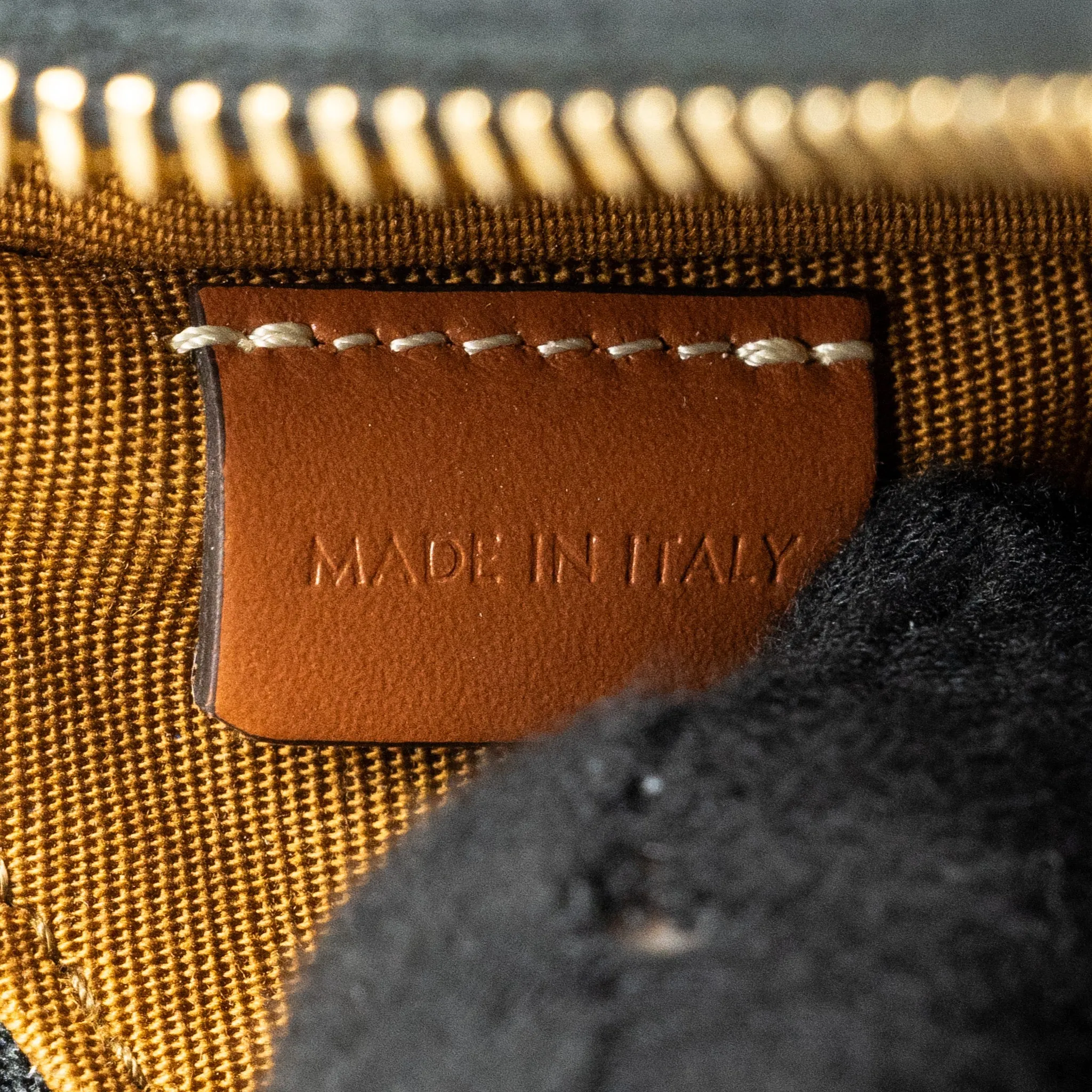 Celine Mini Ava Triomphe Canvas/Calfskin Tan