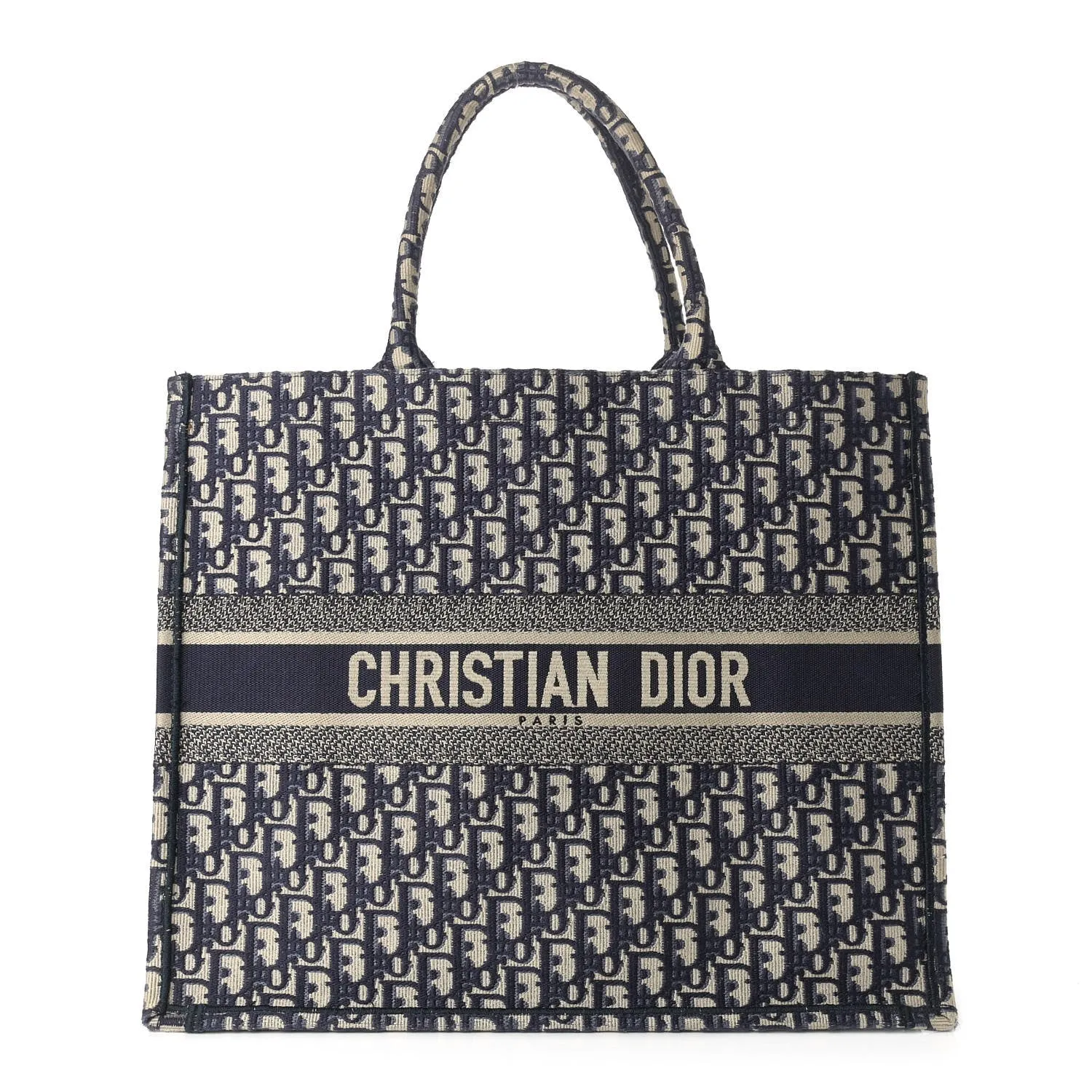 CHRISTIAN DIOR LARGE OBLIQUE BOOK TOTE BAG