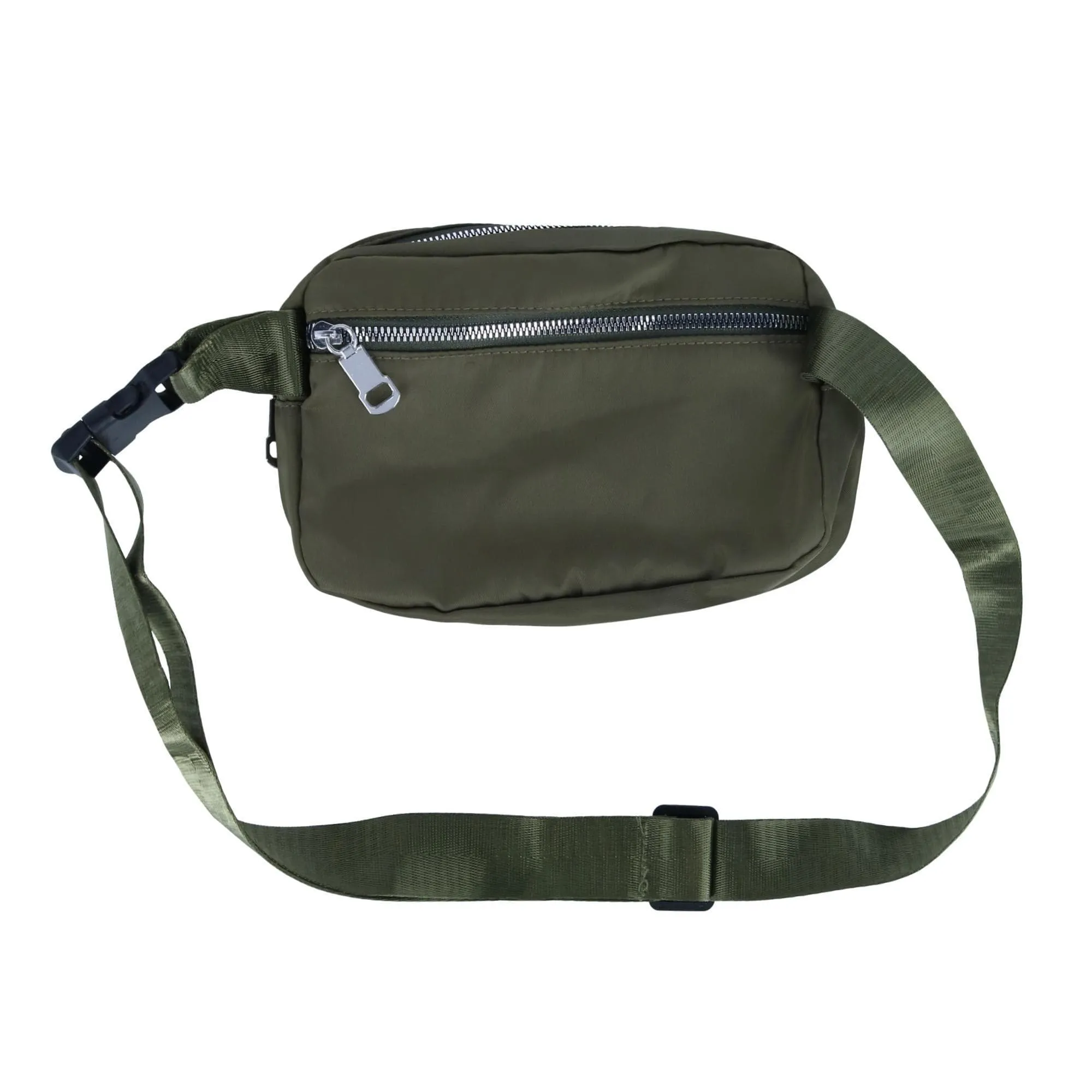 CTM® Nylon Rectangle Belt Bag