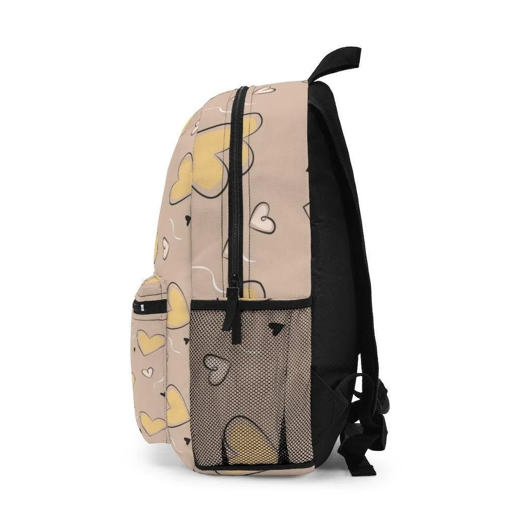 Cute Hearts Backpack, College Backpack, Teens Backpack everyday use, Travel Backpack, Weekend bag, Laptop Backpack