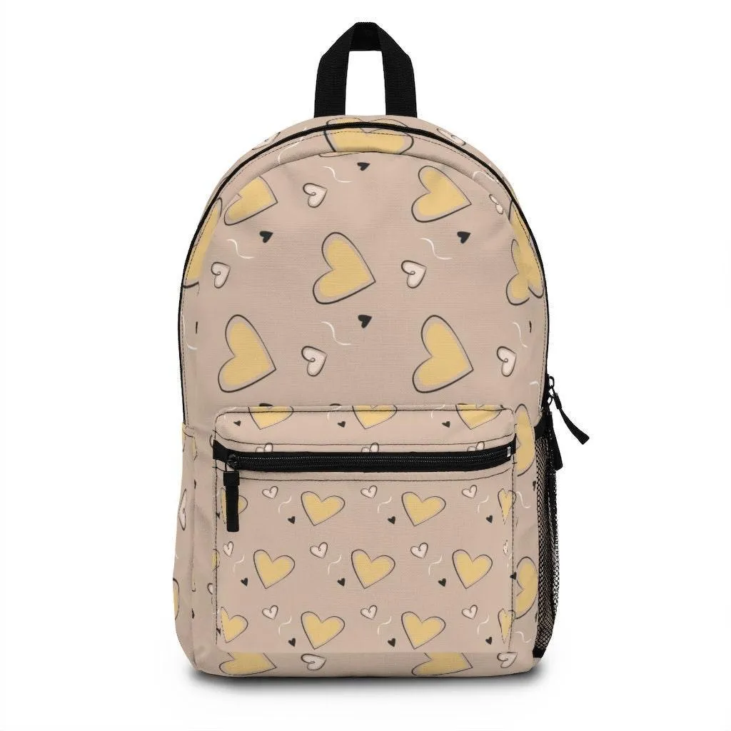 Cute Hearts Backpack, College Backpack, Teens Backpack everyday use, Travel Backpack, Weekend bag, Laptop Backpack