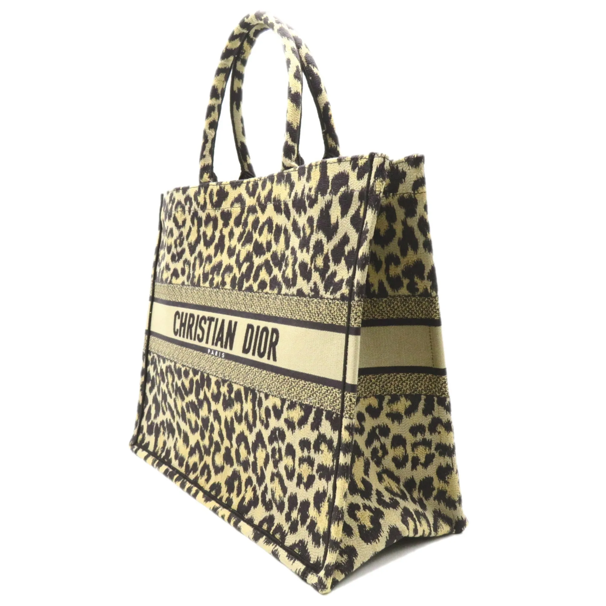 Dior Book tote Beige Mulch color Leopard canvas embroidered canvas M1286ZRHMM918