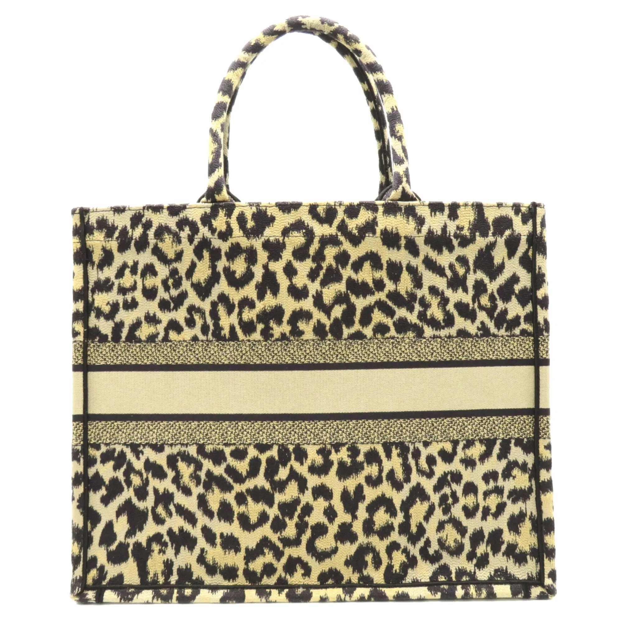 Dior Book tote Beige Mulch color Leopard canvas embroidered canvas M1286ZRHMM918