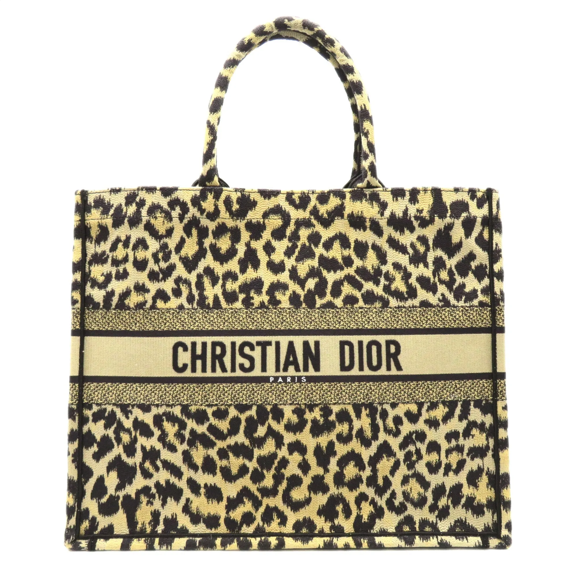 Dior Book tote Beige Mulch color Leopard canvas embroidered canvas M1286ZRHMM918