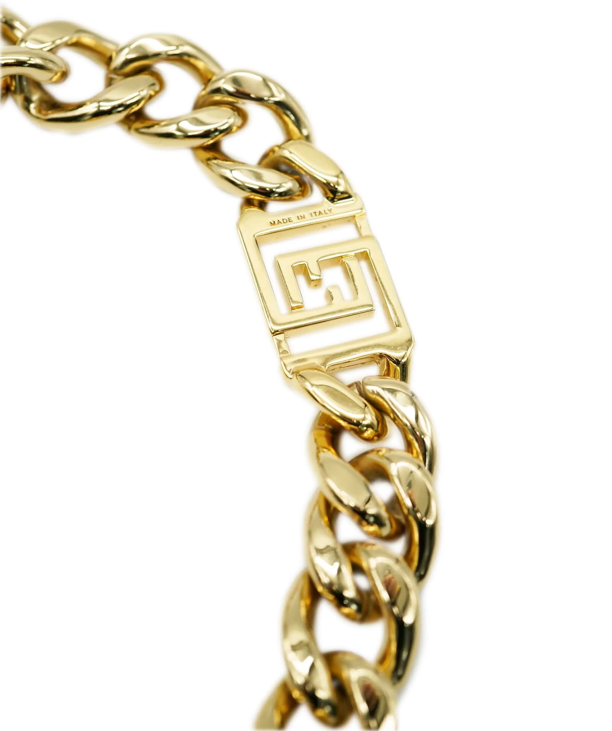 Fendi X Versace "FENDACE" Gold Chainmail Micro Baguette AGC2201