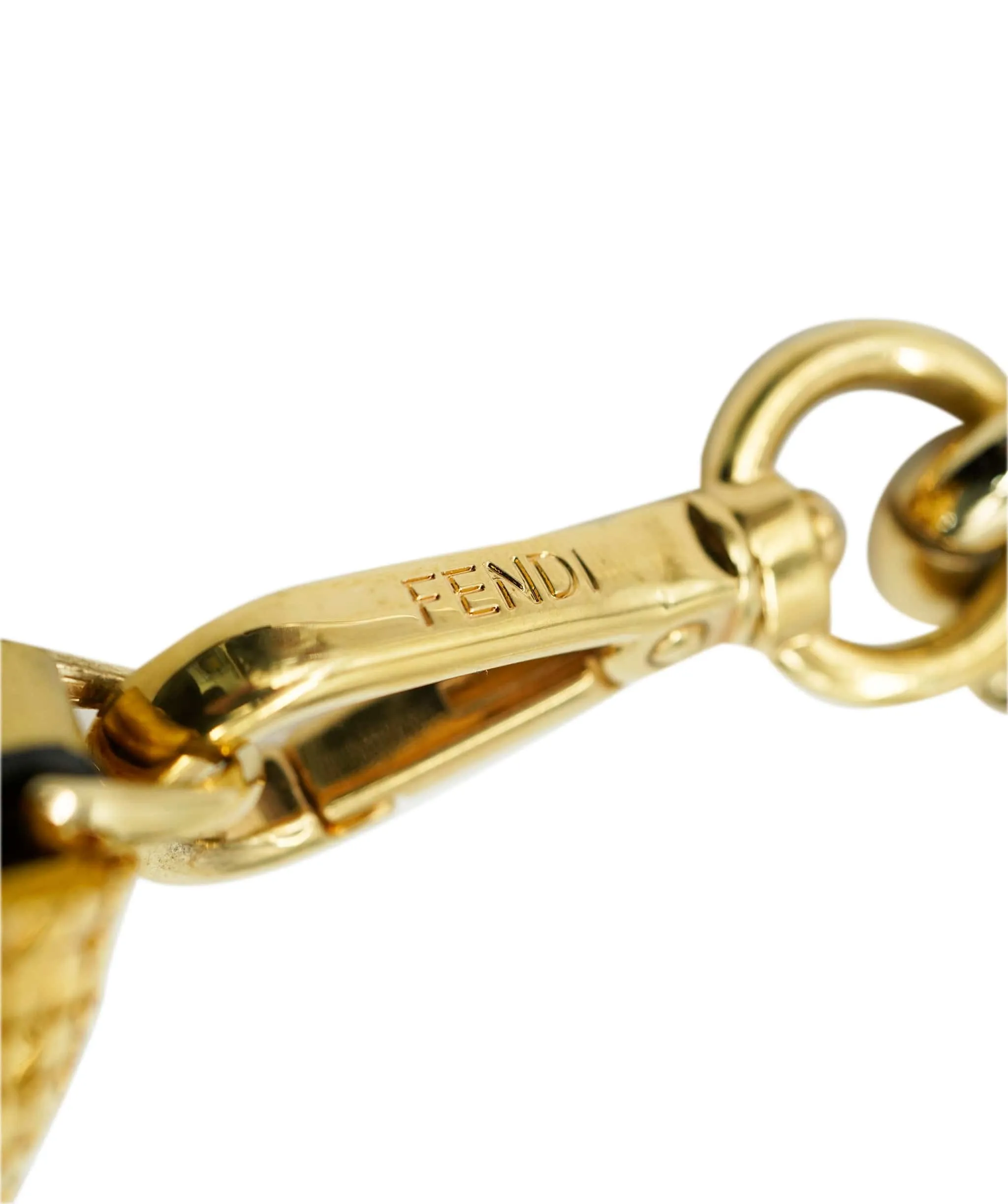 Fendi X Versace "FENDACE" Gold Chainmail Micro Baguette AGC2201