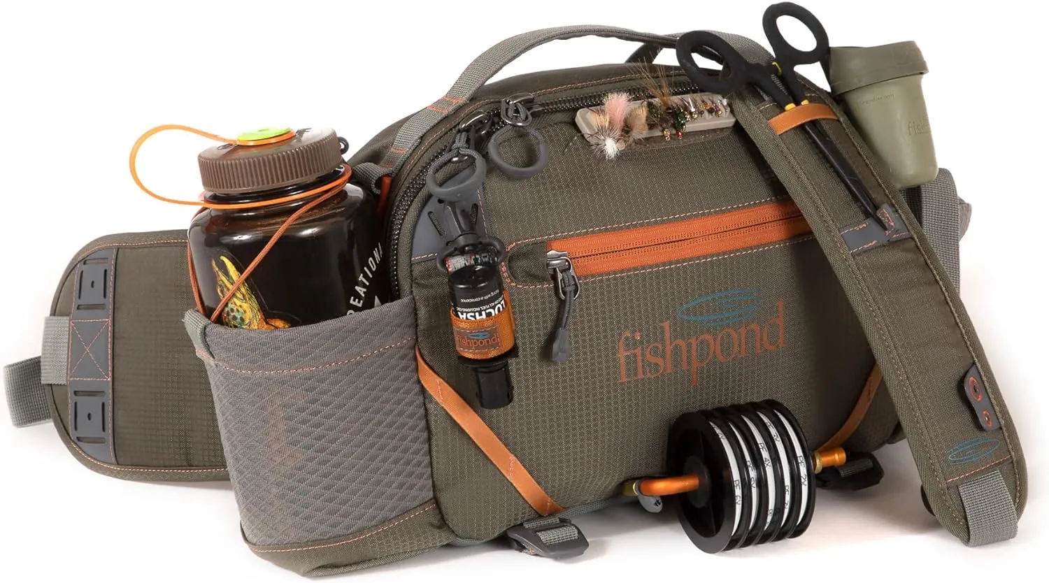 fishpond Elkhorn Lumbar Fishing Pack | Fly Fishing Waist Pack  Pebble
