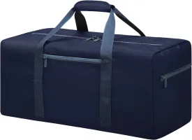 Foldable Duffel Bag 35L Small Luggage Bag Lightweight for Travel Gym Sport-Navy