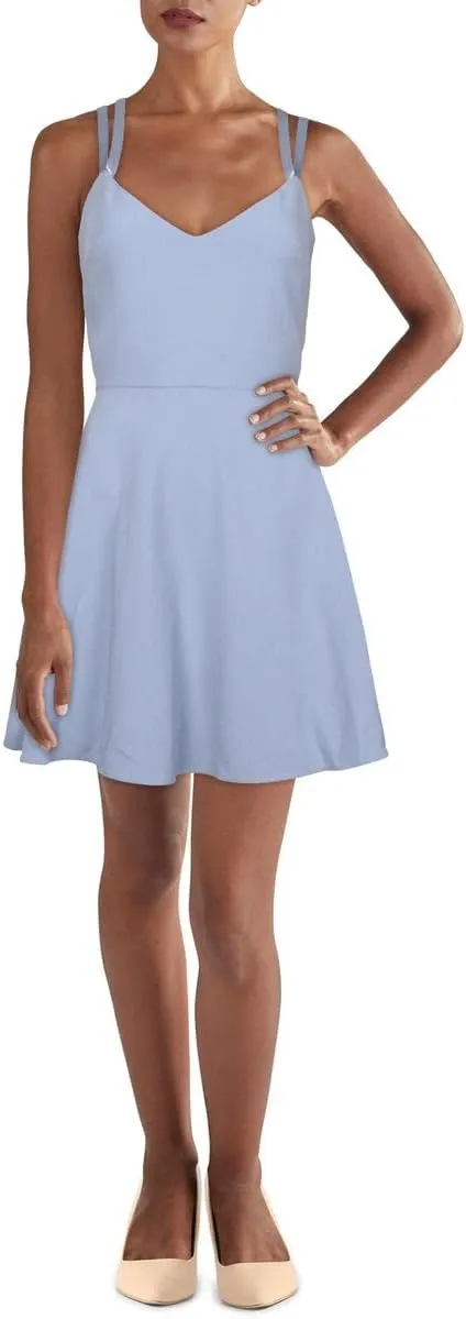 French Connection Women's Whisper Light Sleeveless Strappy Stretch Mini Dress