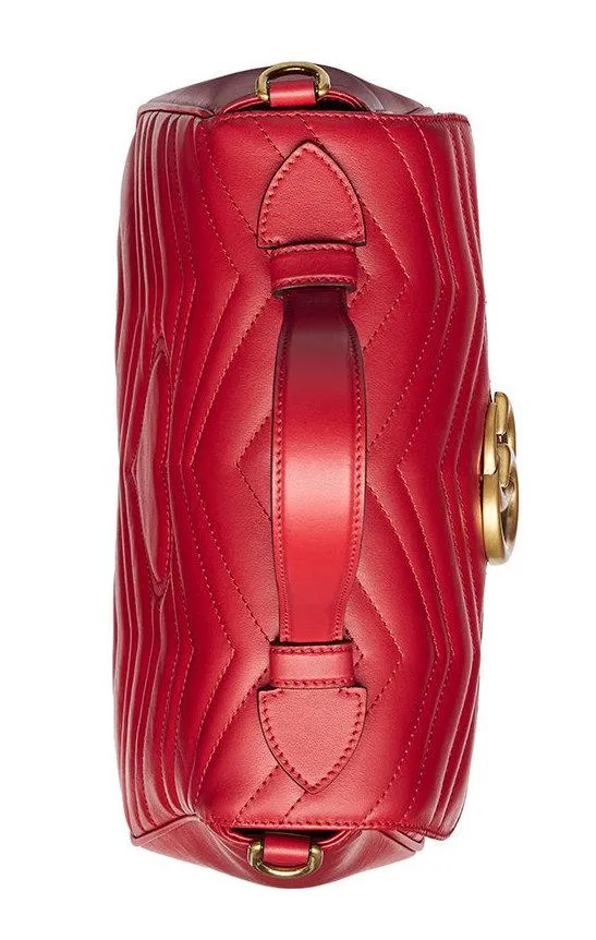 GG Marmont Small Top-handle Bag - Red or Black