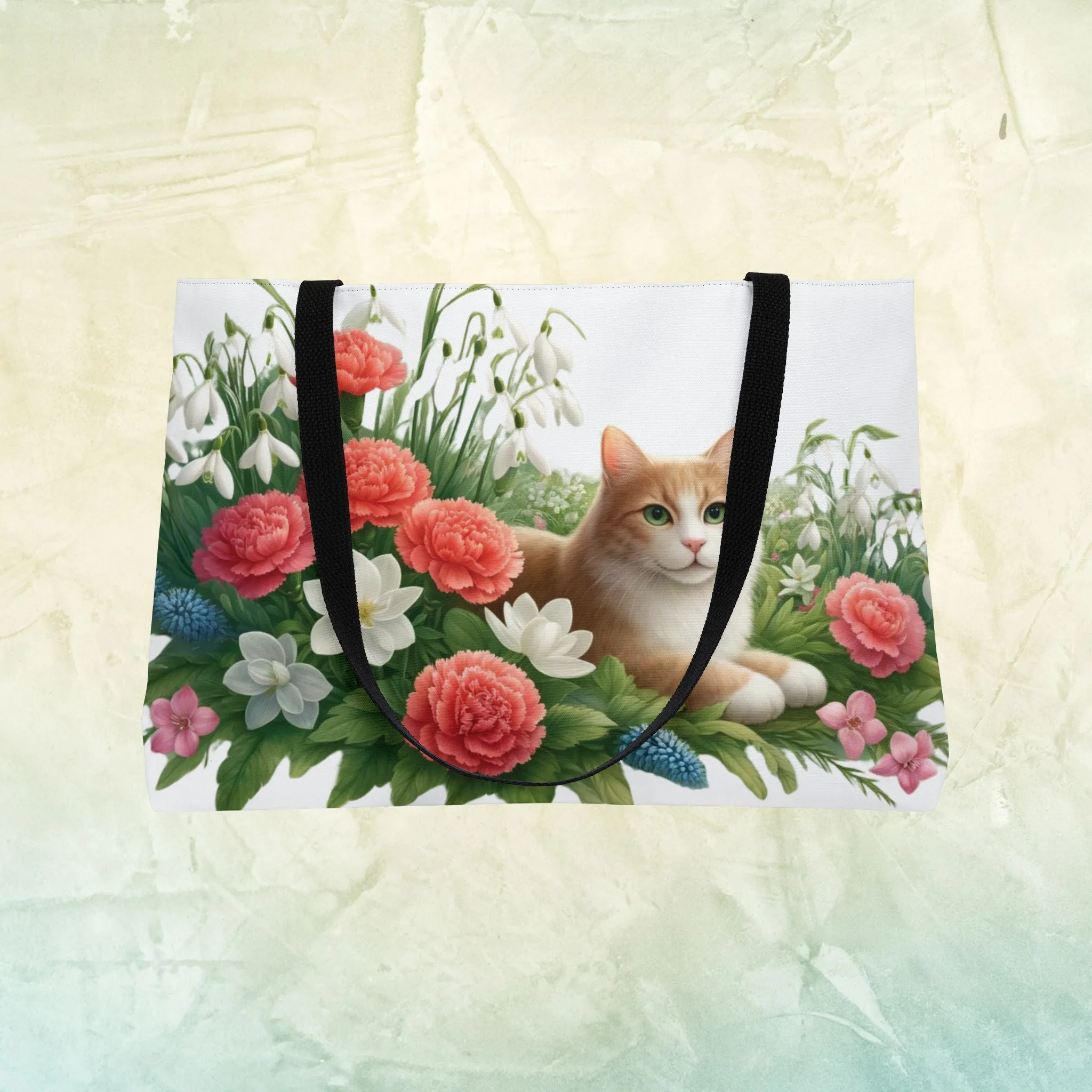January Birth Flower - Cat Lover - Weekender Tote Bag