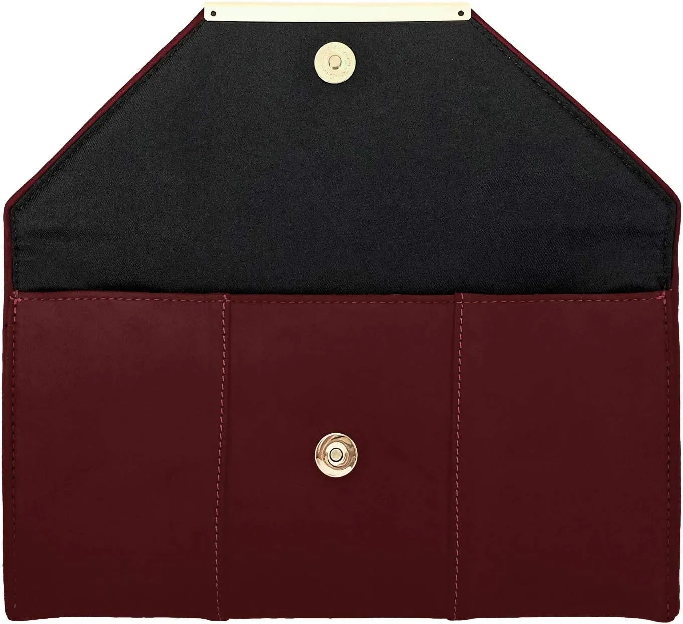 JNB Faux Microsuede Envelope Clutch