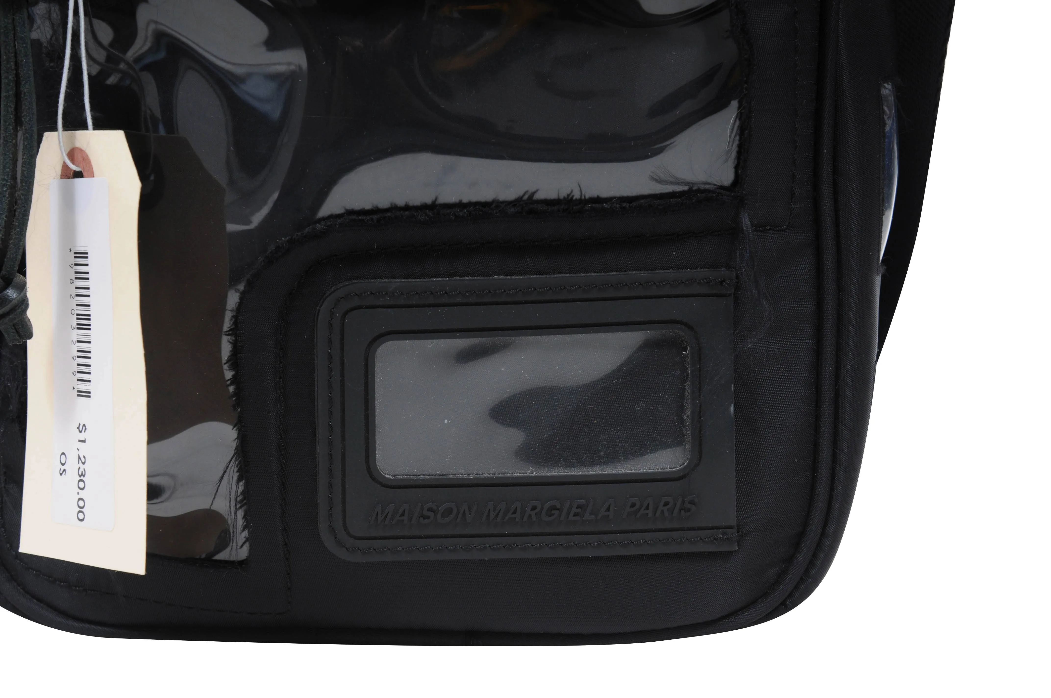 MM11 Distressed Fabric & PVC Shoulder Messenger Side Bag