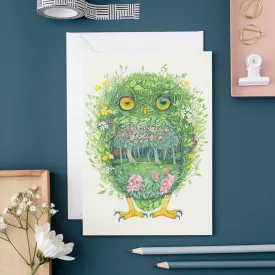 Owl Wild Wood Note Card