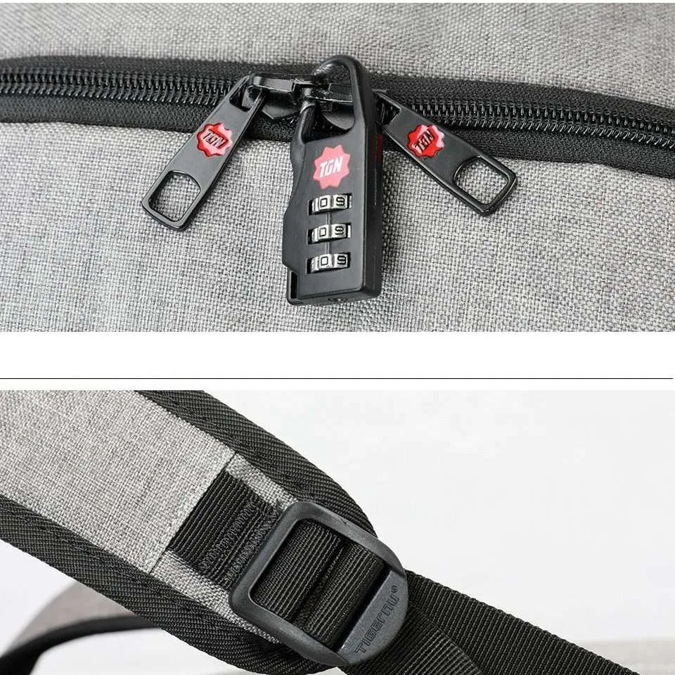 Oxford USB Laptop Backpack