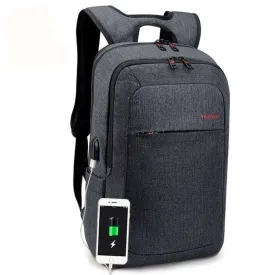 Oxford USB Laptop Backpack