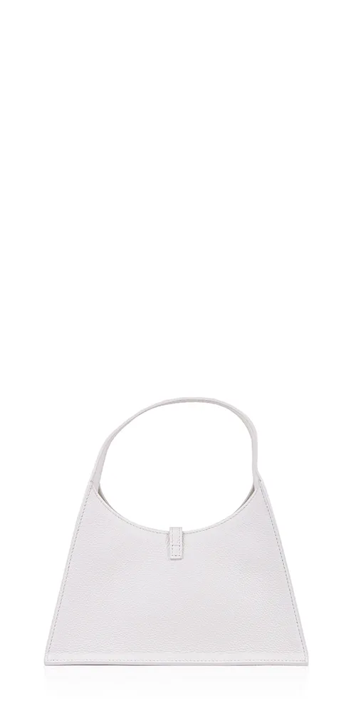 Pointy Mini Bag Cream Leather