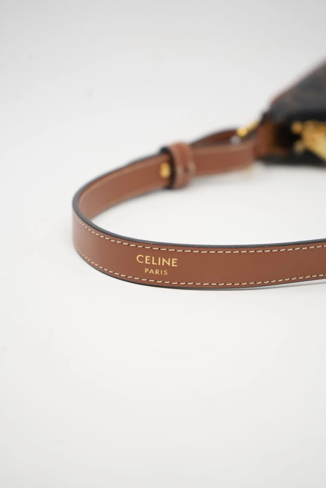 Pre-owned Celine Canvas Mini Ava Shoulder Bag