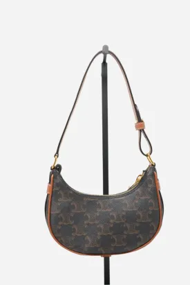 Pre-owned Celine Canvas Mini Ava Shoulder Bag