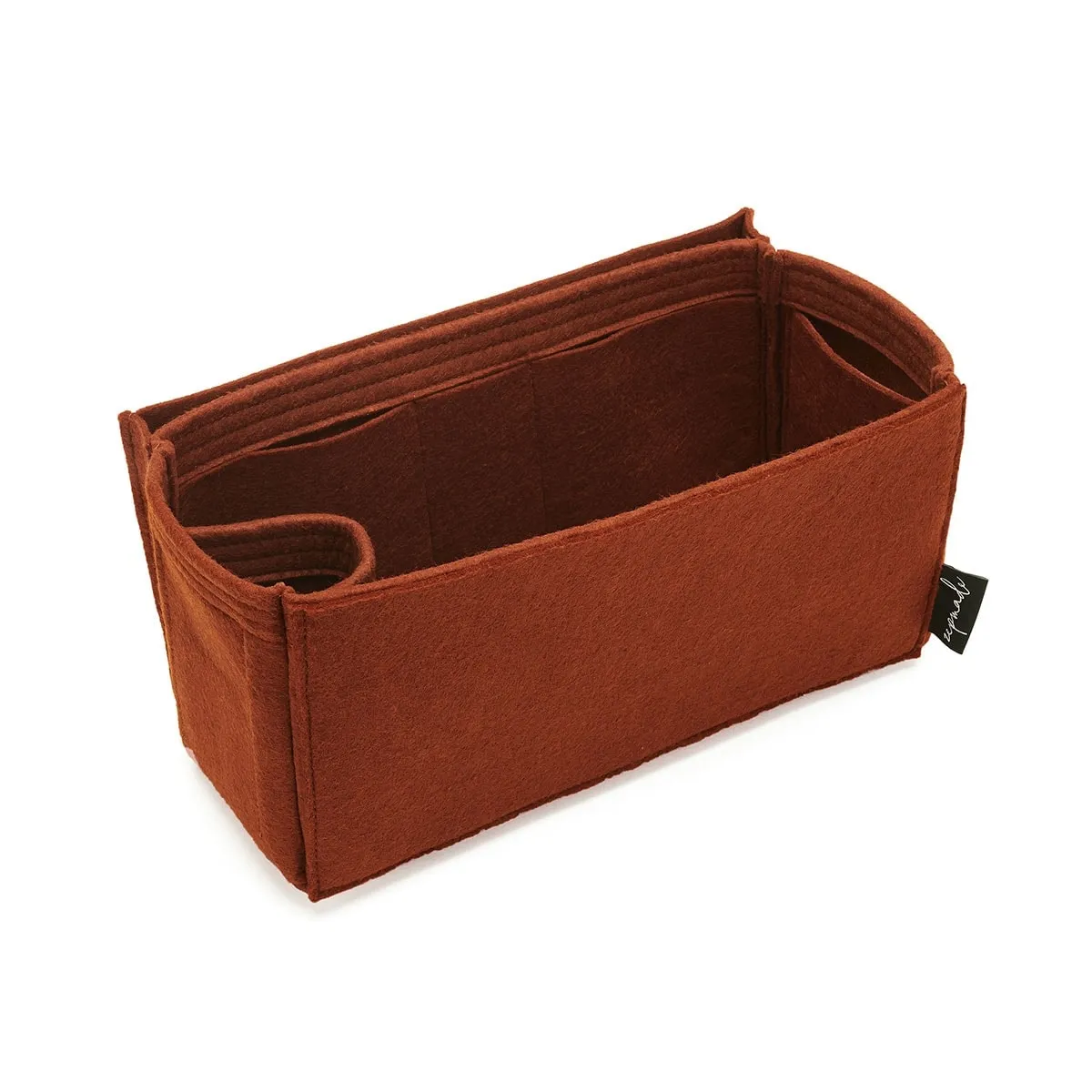 Purse Organizer Insert for Celine Luggage, Bag Organizer with Laptop Compartment and Pen Holder