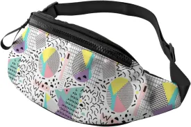 Retro 80S 90S Fanny Waist Bag Pack Casual Chest Bag Waist Packs Everywhere Belt Bag Sling Bag for Women Men