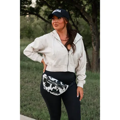 Sabrina Cowprint Sling Bag