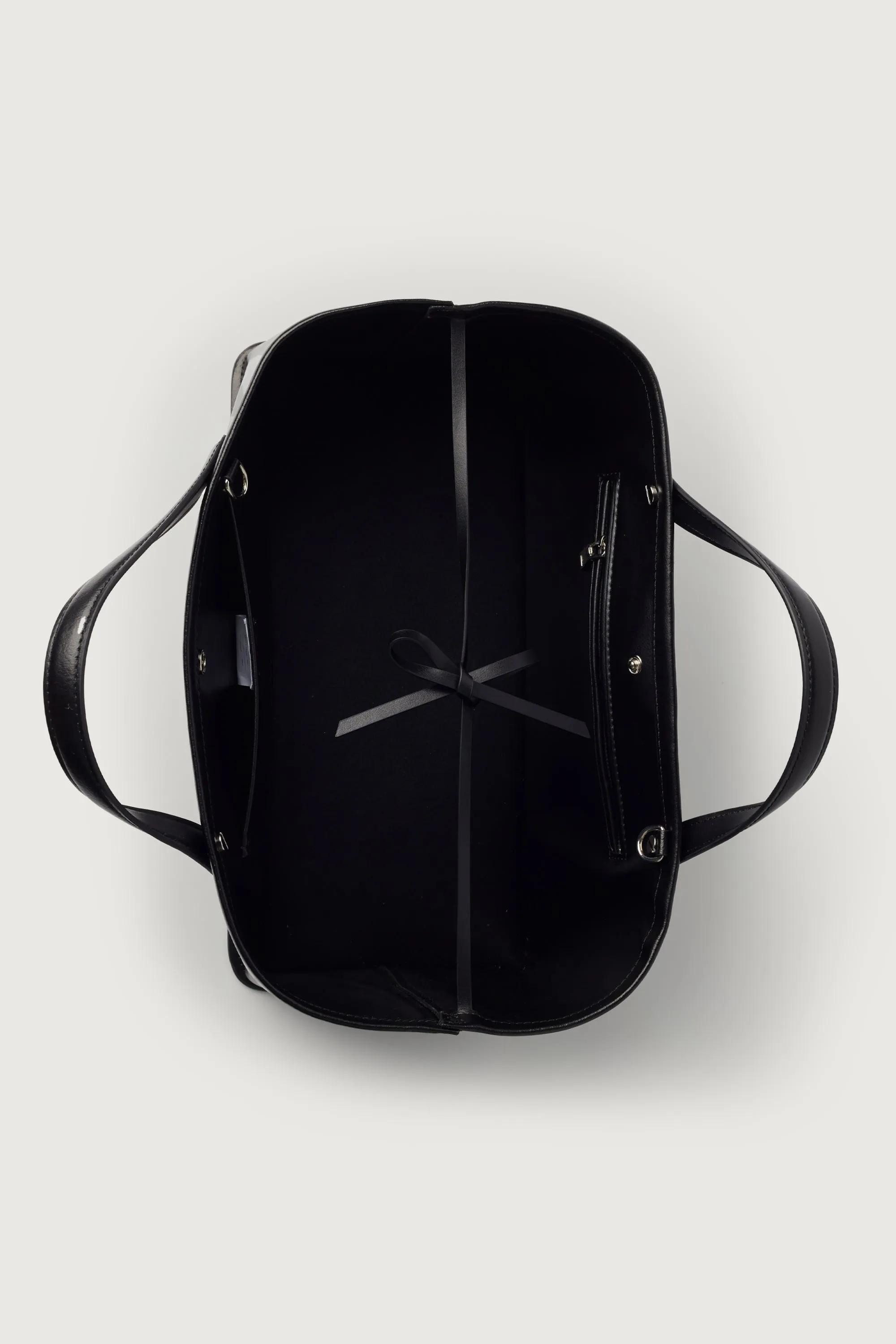 STRUCTURED LEATHER HANDBAG