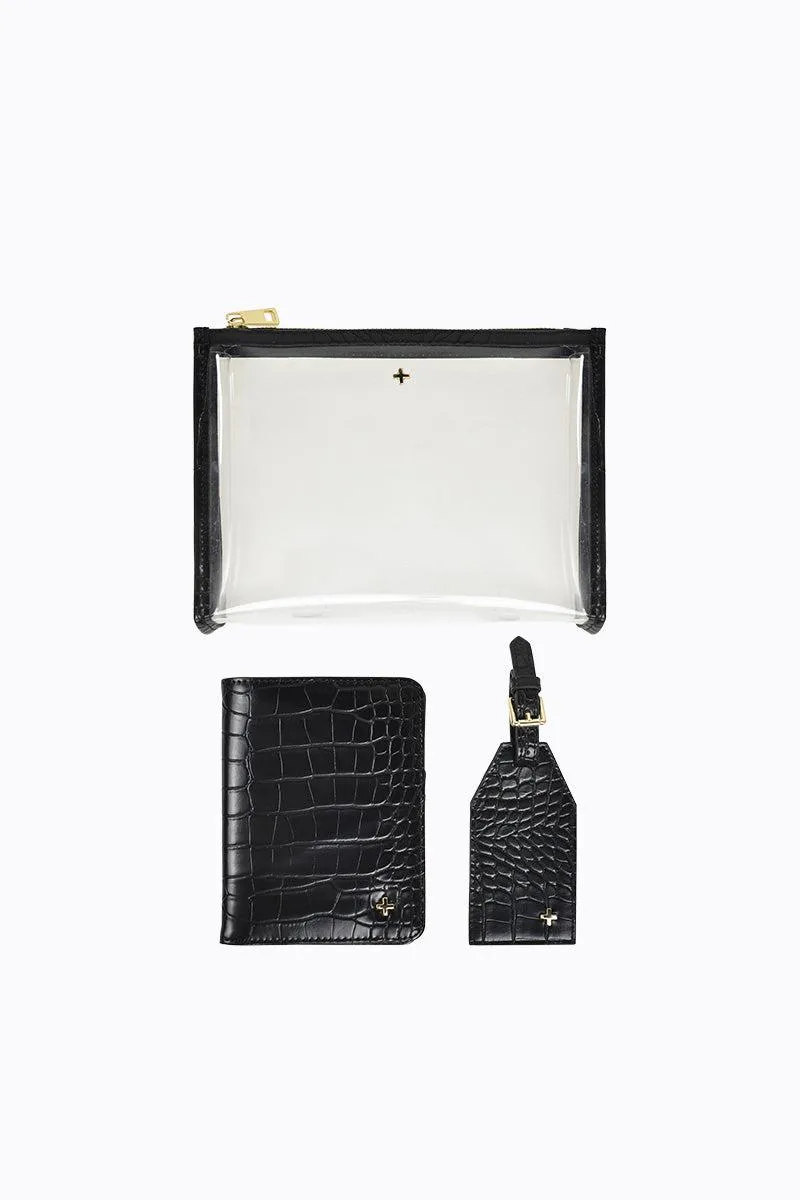 Vacay - Black Croc