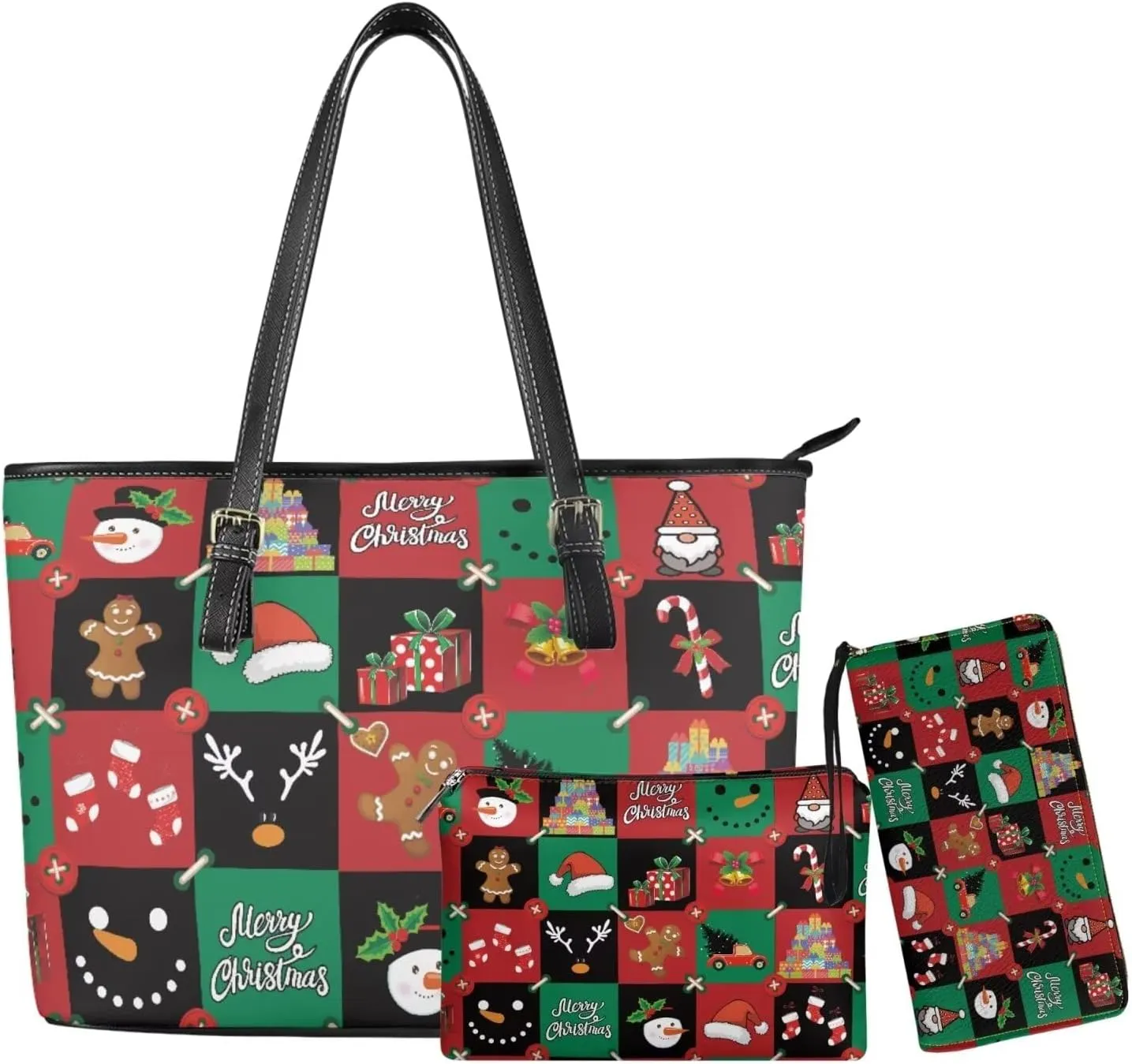 Womens Purses and Handbags Fashion Office Work Handbag Purse 3Pcs Set
