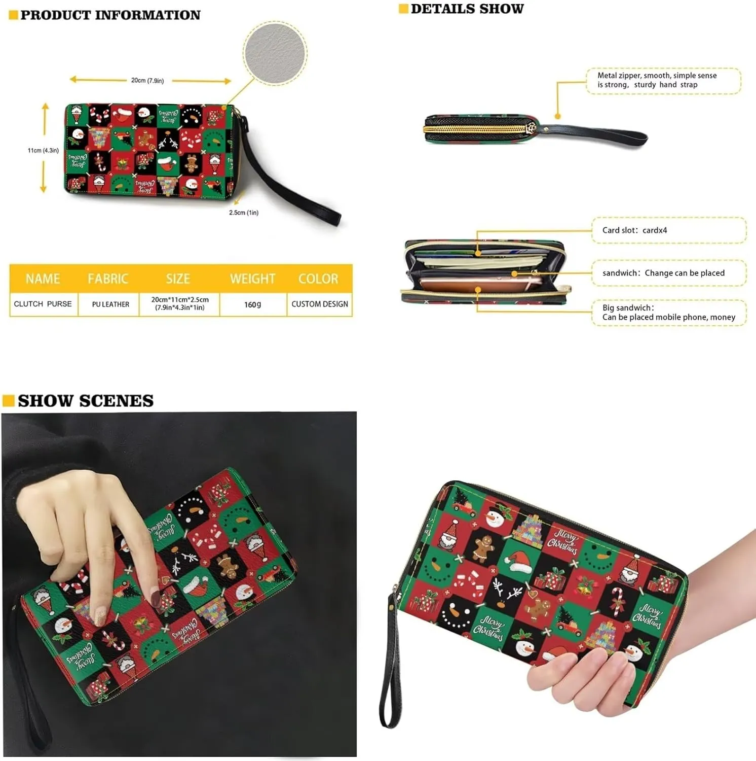 Womens Purses and Handbags Fashion Office Work Handbag Purse 3Pcs Set