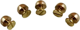 YJIUYUANQ Round Head Button Stud for Leather Chicago Screws Spikes and Stud Leather Rivets Screws Button Rivets for Repair and Decorate Clothing Shoes Belts Bags,20-Pack, as show