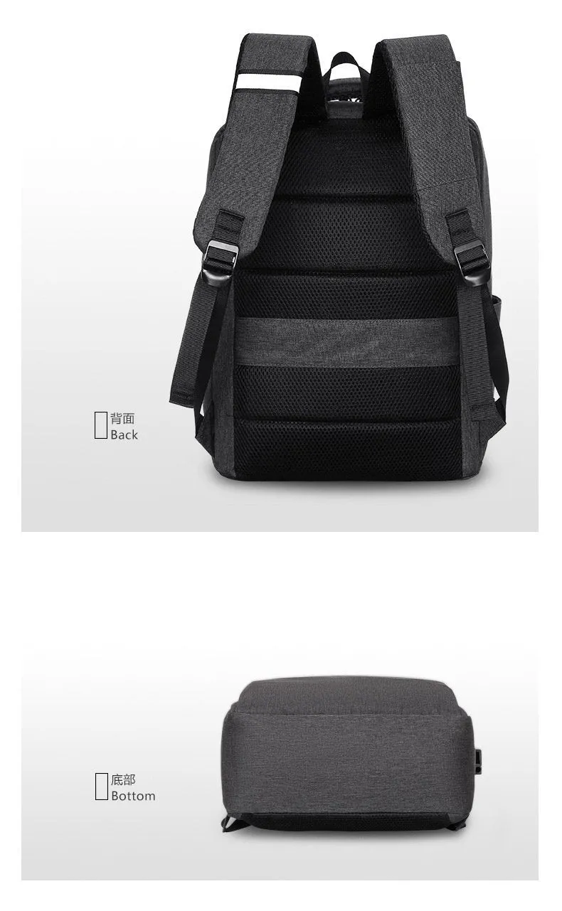 Yokai Japanese Backpack 15.6 inch Men Military Grade Backpack Water Resistant USB Charger Port