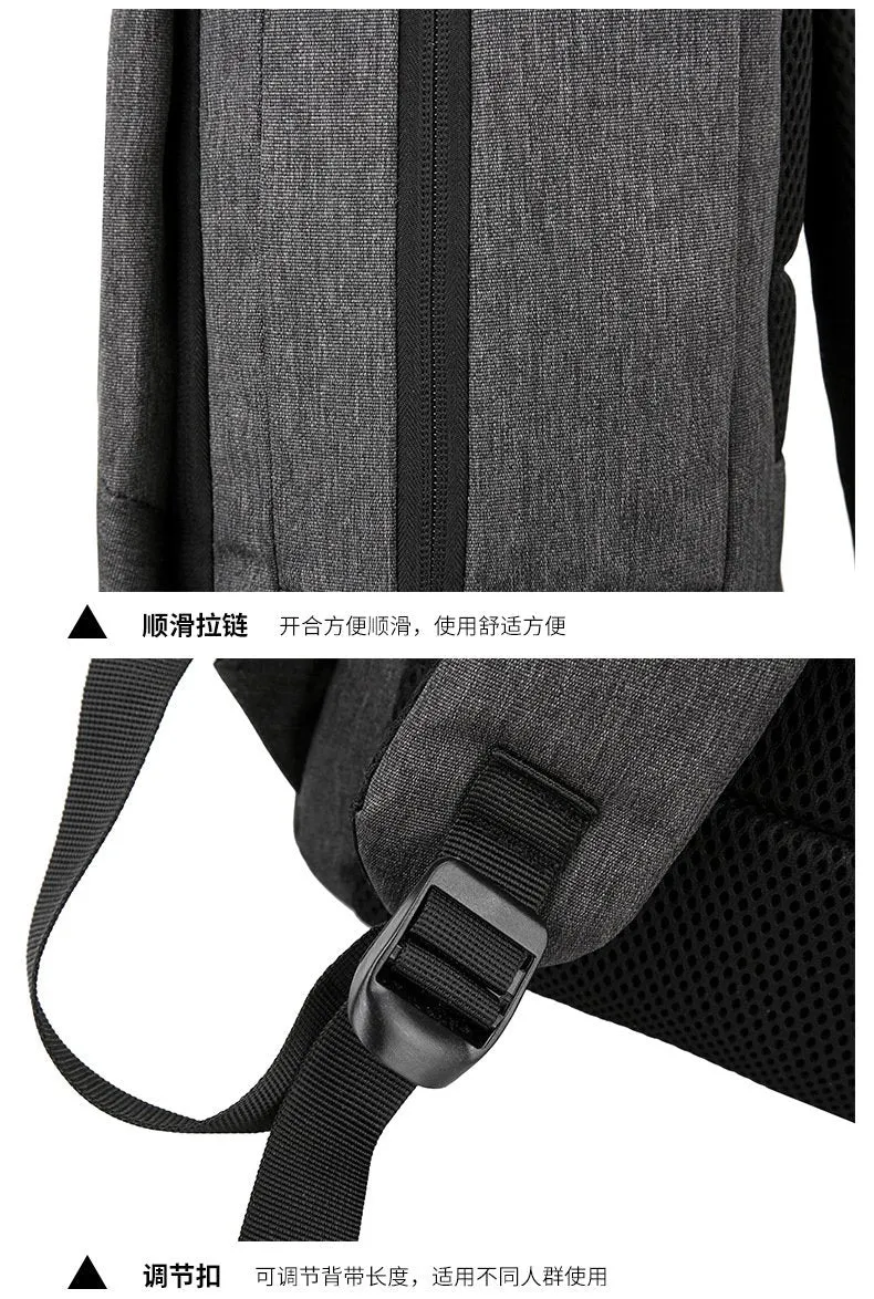 Yokai Japanese Backpack 15.6 inch Men Military Grade Backpack Water Resistant USB Charger Port