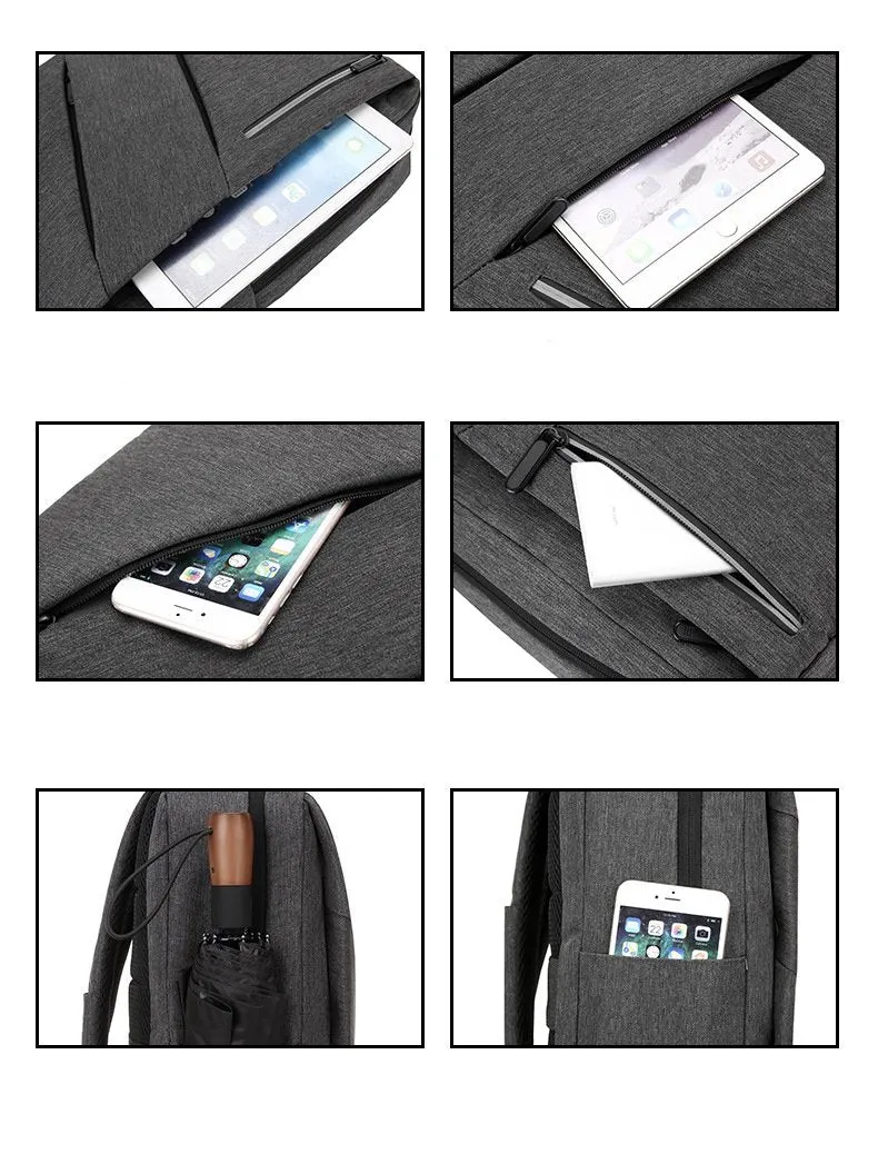 Yokai Japanese Backpack 15.6 inch Men Military Grade Backpack Water Resistant USB Charger Port